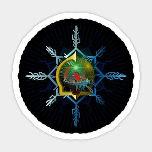 SNOWFLAKE FREEZE PORTAL BRIDGE 05 Sticker